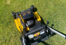 DeWALT electric mowers