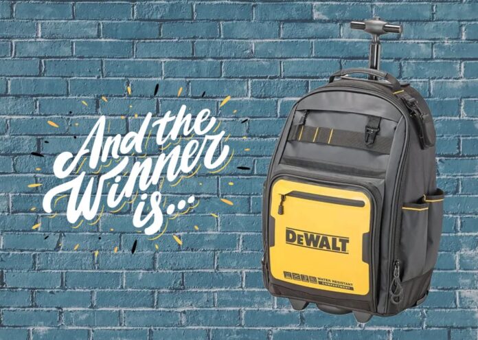 DeWALT Giveaway Winner