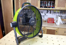 Ryobi 18-Volt Hybrid Air Cannon Drum Fan Review