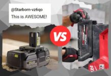 RYOBI EDGE vs Milwaukee FORGE tabless lithium batteries