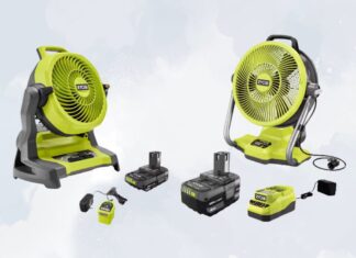 RYOBI Misting Fans