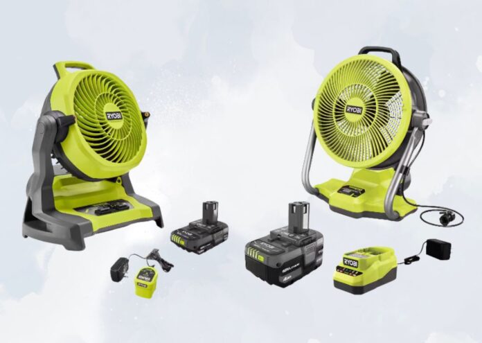 RYOBI Misting Fans