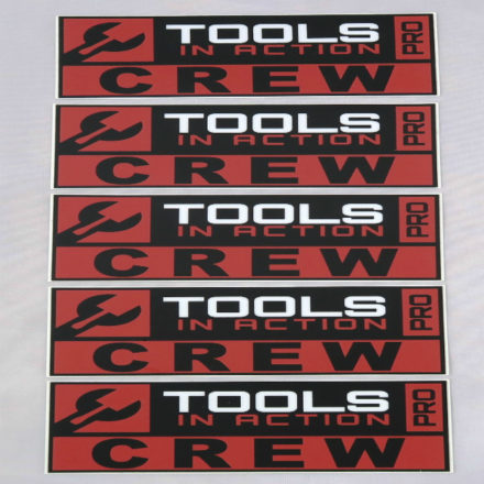 Tools in Action Crew Stickers