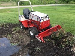 Ventrac digging