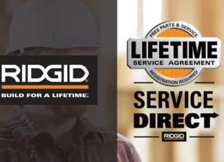 RIDGID adds Service Direct Program to Lifetime Service Agreement