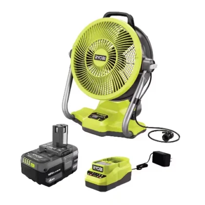 RYOBI Misting Fans: 18V Misting Air Cannon